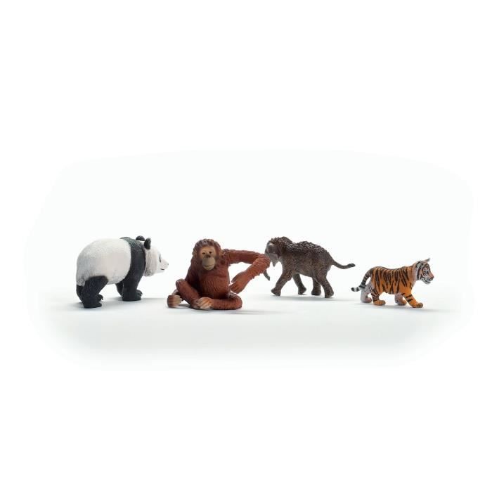 Mes Premiers Animaux d’Asie Figurines d’animaux SCHLEICH 42736 Wild Life des 5 ans