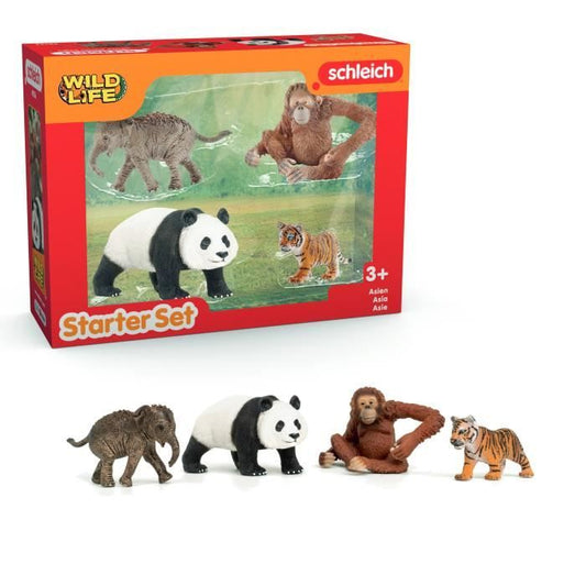 Mes Premiers Animaux d’Asie Figurines d’animaux SCHLEICH 42736 Wild Life des 5 ans