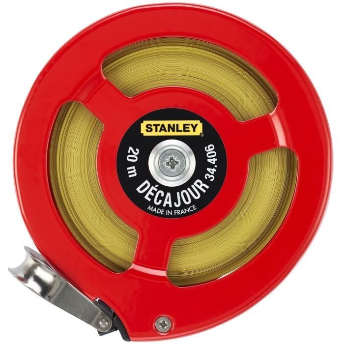 Mesure longue - STANLEY - 0-34-406 - Ruban Acielak Décajour