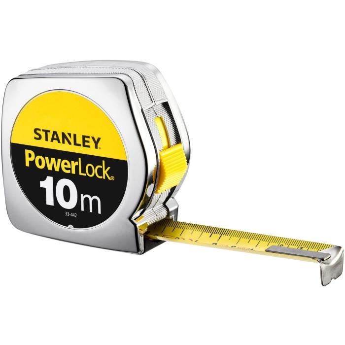 Mesure - STANLEY - 1-33-442 - 10 m x 25 mm - Powerlock Classic ABS