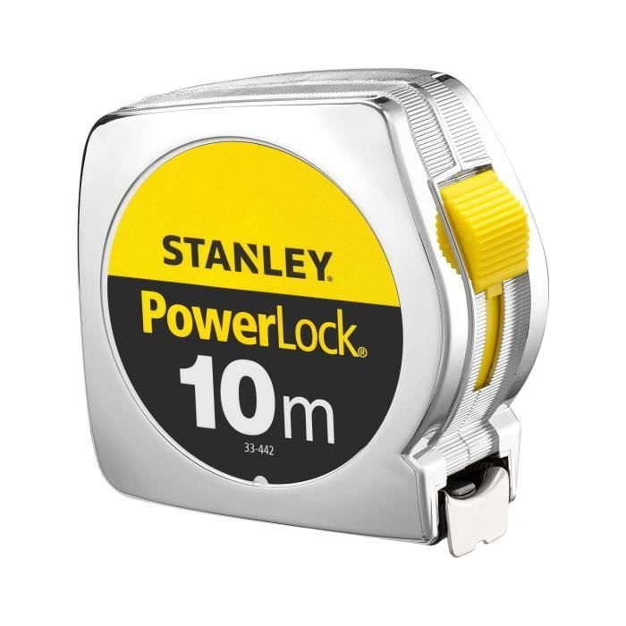 Mesure - STANLEY - 1-33-442 - 10 m x 25 mm - Powerlock Classic ABS