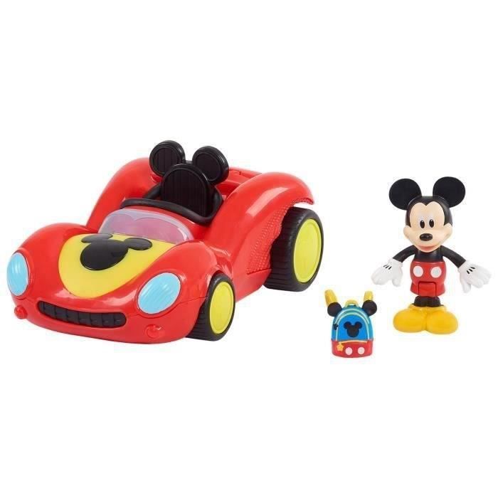 Mickey Véhicule avec 1 figurine 7,5 cm et 1 accessoire Modele Course Jouet pour enfants des 3 ans MCC062