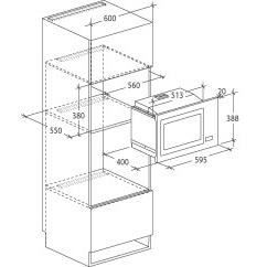 Micro-ondes encastrable ROSIERES RMGV25RB - 25L - 900W - 6 niveaux de puissance - Blanc ROSIERES