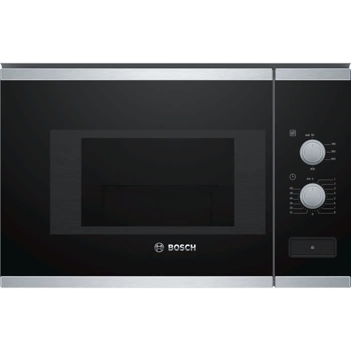 Micro-ondes Pose libre BOSCH BFL520MS0 - Monofonction - Inox - 20 L - 800 W BOSCH