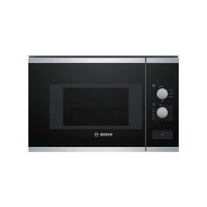 Micro-ondes Pose libre BOSCH BFL520MS0 - Monofonction - Inox - 20 L - 800 W BOSCH