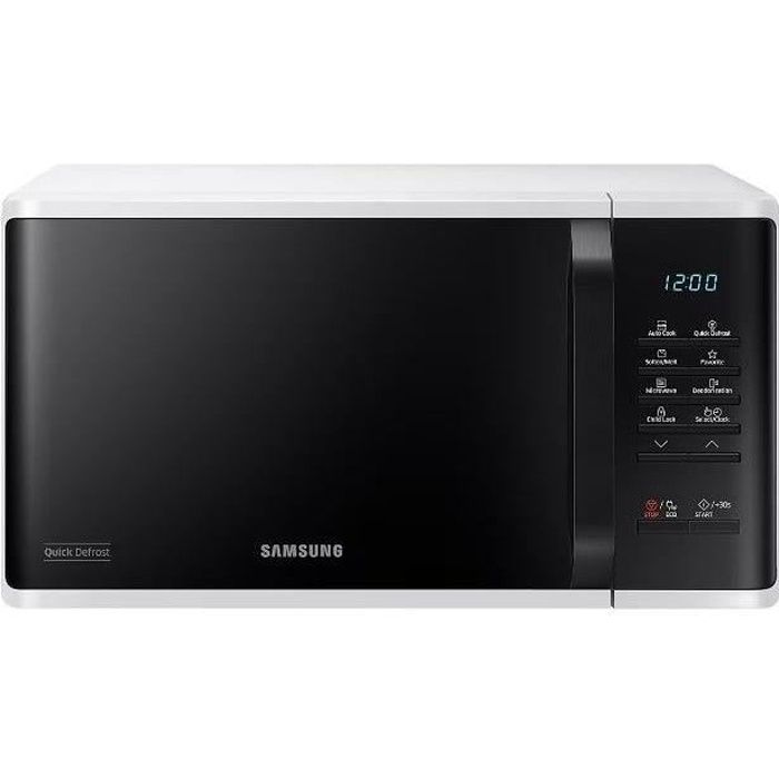 Micro-ondes SAMSUNG Solo - Blanc - 23 L - 800 W -  Cavité céramique émail SAMSUNG