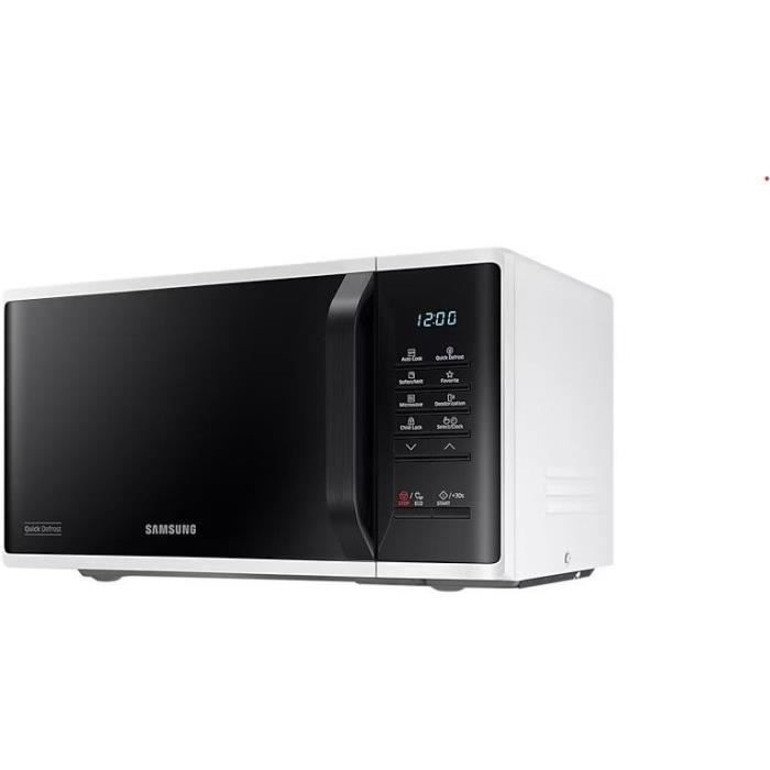 Micro-ondes SAMSUNG Solo - Blanc - 23 L - 800 W -  Cavité céramique émail SAMSUNG