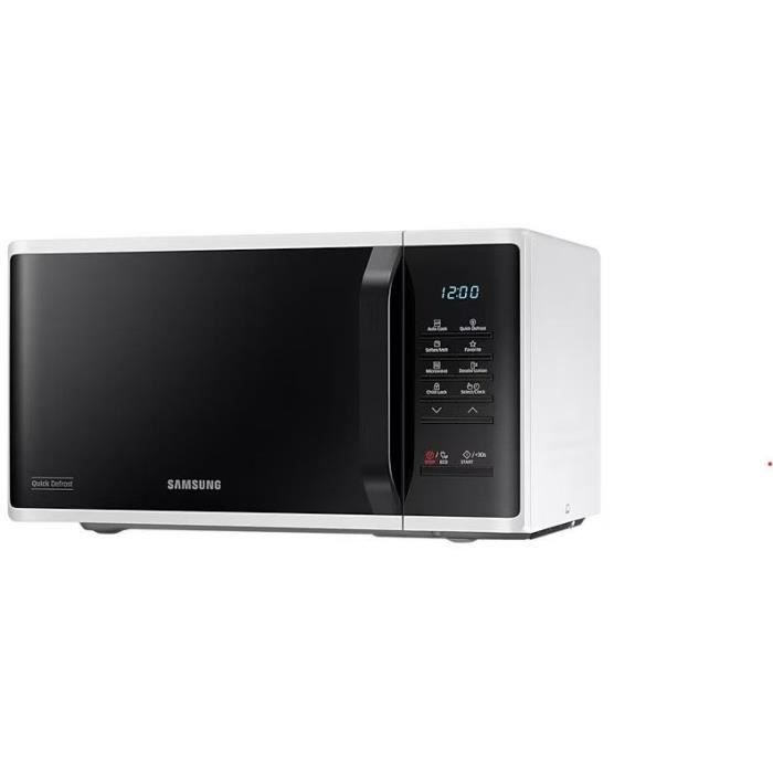 Micro-ondes SAMSUNG Solo - Blanc - 23 L - 800 W -  Cavité céramique émail SAMSUNG