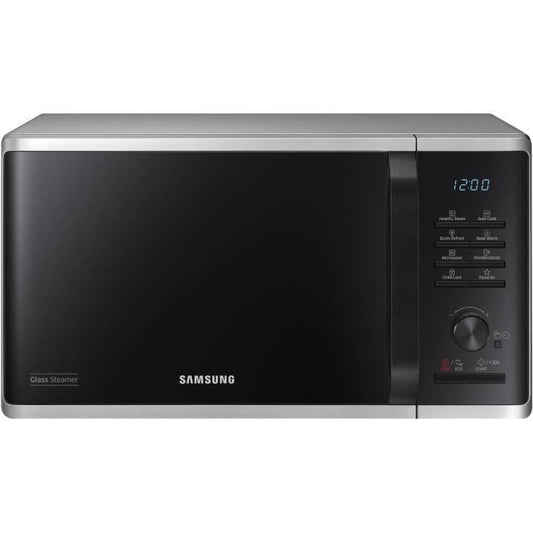 Micro-ondes solo - SAMSUNG - MS23K3555ES - Acier inoxydable - 23L - Contrôle électronique + bouton - Fonction maintien au chaud SAMSUNG