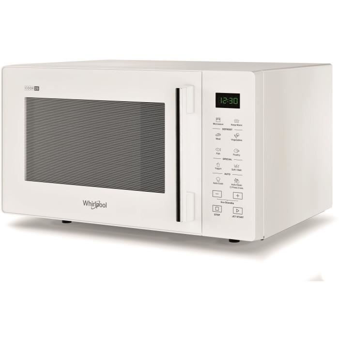 Micro-ondes Whirlpool MWP2S1, Electronique, 25L, 900W, Auto Cook (7 recettes) WHIRLPOOL