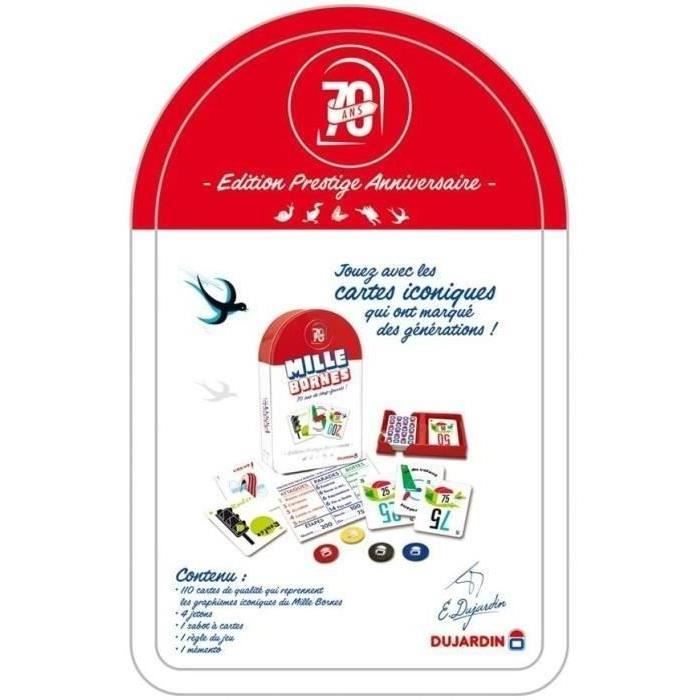 MILLE BORNES PRESTIGE 70 - Jeu de cartes - DUJARDIN - Redécouvrez le classique dans une version prestige pour les 70