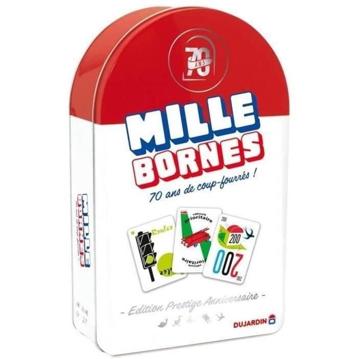 MILLE BORNES PRESTIGE 70 - Jeu de cartes - DUJARDIN - Redécouvrez le classique dans une version prestige pour les 70