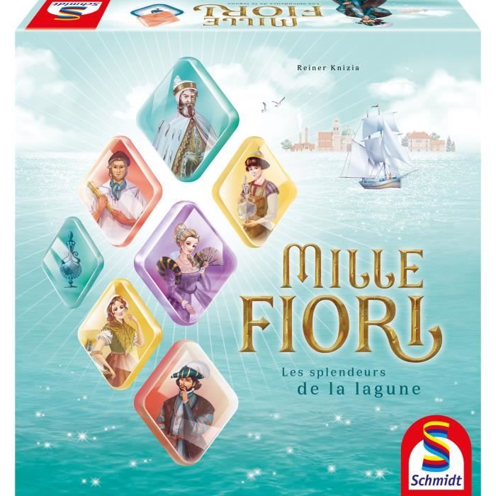 Mille fiori - Jeux de Société - SCHMIDT SPIELE - Plongez dans un monde coloré avec ce jeu de construction de motifs!