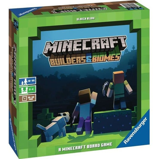 Minecraft Builders & Biomes Jeu Société Issu Du Vidéo Multilingue (français Inclus) Ravensburger 26132