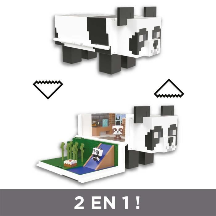 Minecraft-Mini Tetes Modulables-La Maison du Panda-Coffret HLL25