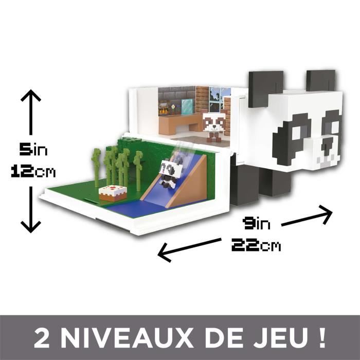 Minecraft-Mini Tetes Modulables-La Maison du Panda-Coffret HLL25