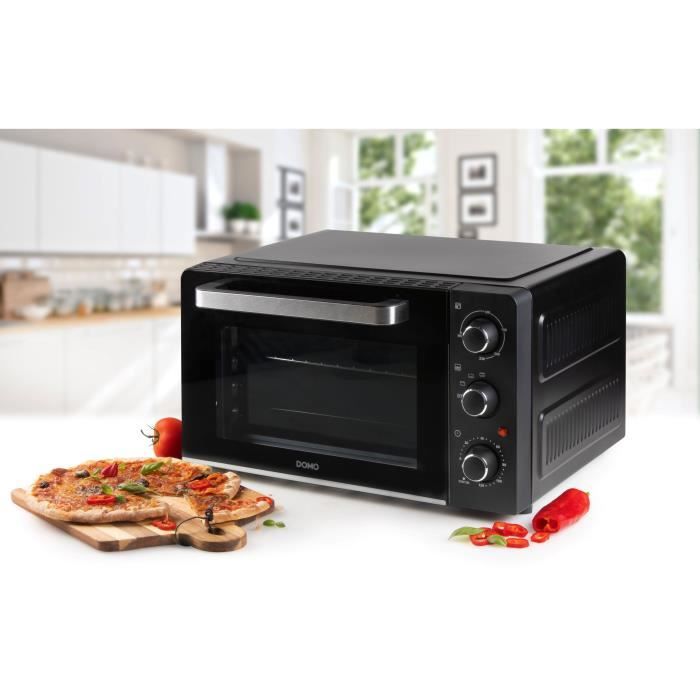 Mini four bake and snack DOMO DO1107GO - 28 L - noir - 1500watt