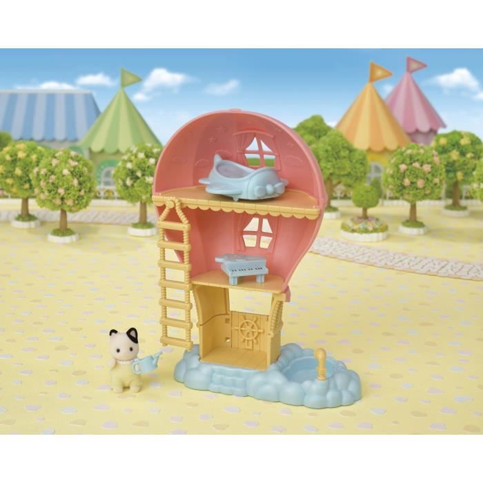 Mini-univers - SYLVANIAN FAMILIES - La montgolfiere des bébés - Rose - Pour enfants de 3 ans