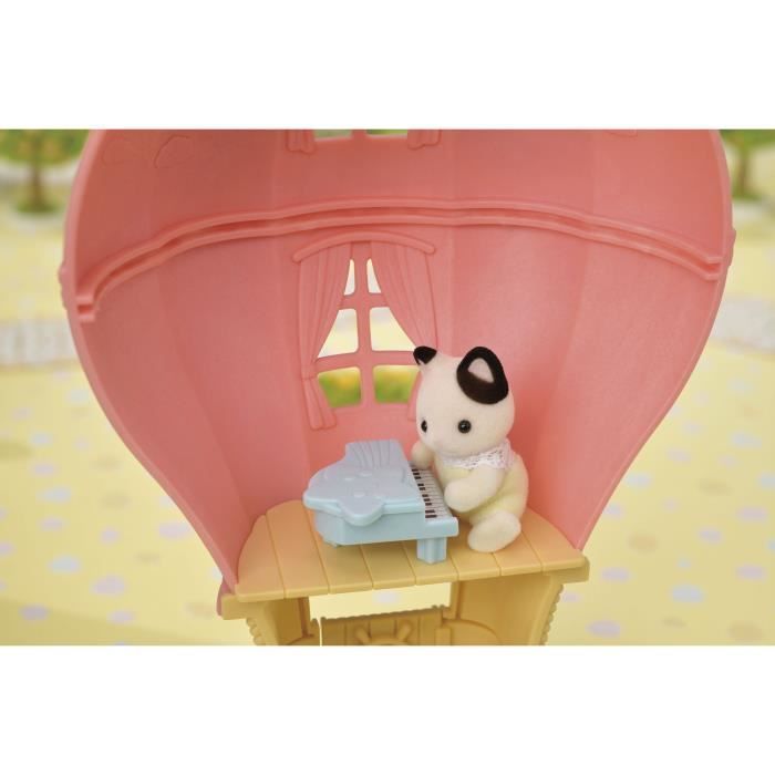 Mini-univers - SYLVANIAN FAMILIES - La montgolfiere des bébés - Rose - Pour enfants de 3 ans