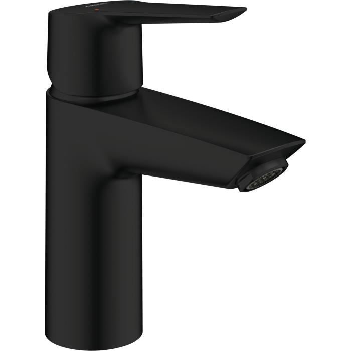 Mitigeur lavabo monocommande GROHE Start noir mat taille S économie d’eau