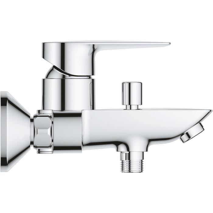 Mitigeur monocommande Bain / Douche - GROHE - Start Edge - Chromé - Economie d’eau - Garantie 5 ans