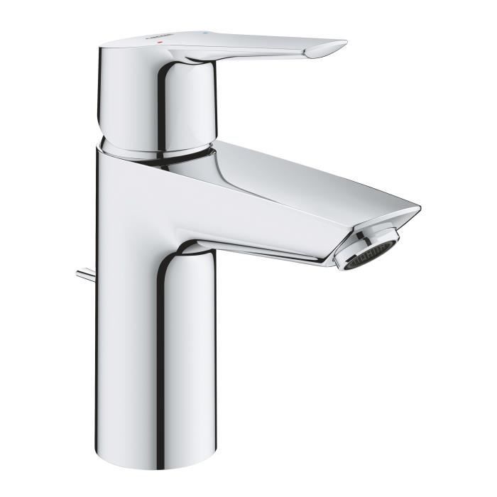 Mitigeur monocommande Lavabo GROHE QUICKFIX Start - Chromé - Economie d’eau - Installation facile