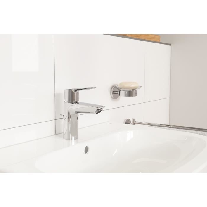 Mitigeur monocommande Lavabo GROHE QUICKFIX Start - Chromé - Economie d’eau - Installation facile