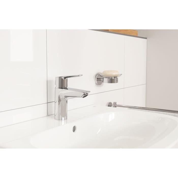 Mitigeur monocommande lavabo GROHE QUICKFIX Start - économie d’eau - bonde clic clac incluse - taille S