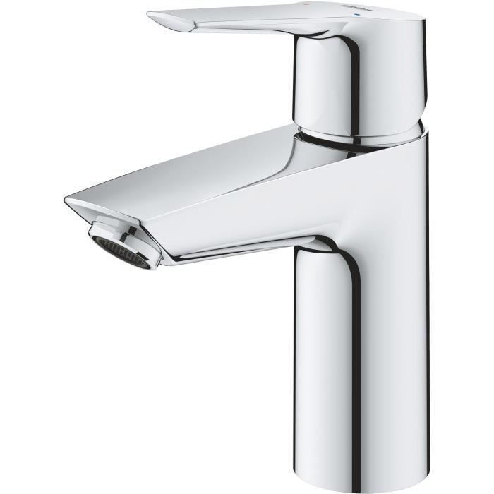 Mitigeur monocommande Lavabo GROHE Start - Taille S - limiteur de température - économie d’eau - 23550002