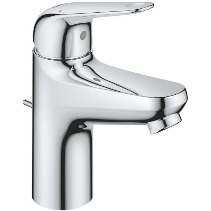 Mitigeur monocommande lavabo - GROHE Swift - 24316001 - Chromé - Taille S - Economie d’eau