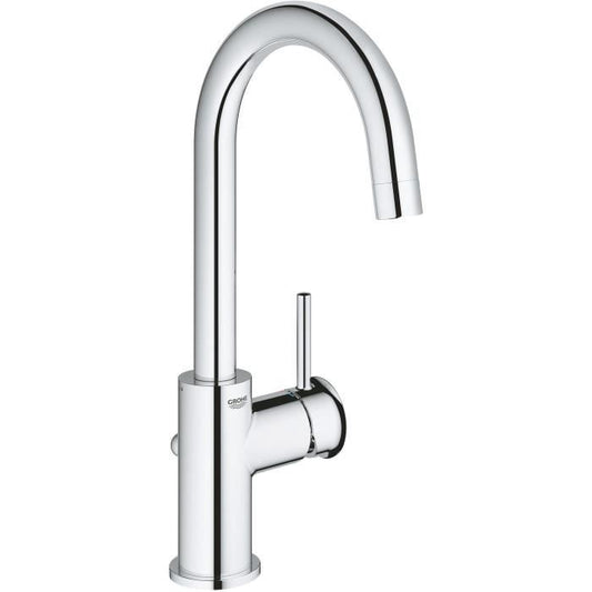 Mitigeur monocommande Lavabo - GROHE - Taille L - Chromé - Pivotant - Economie d’eau