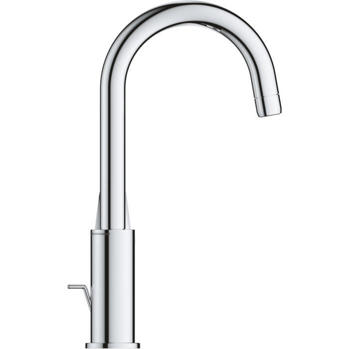 Mitigeur monocommande Lavabo GROHE - Taille L - Col de cygne - Chromé