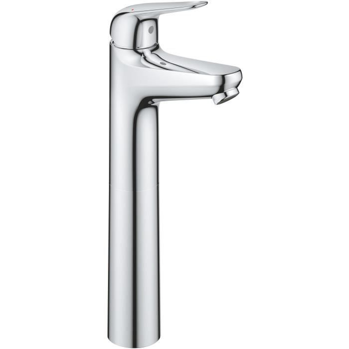 Mitigeur monocommande vasque a poser - GROHE Swift - 24331001 - Chromé - Taille XL rehaussée - Economie d’eau