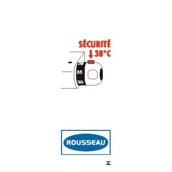 Mitigeur thermostatique baignoire et douche ROUSSEAU Karen - Chromé