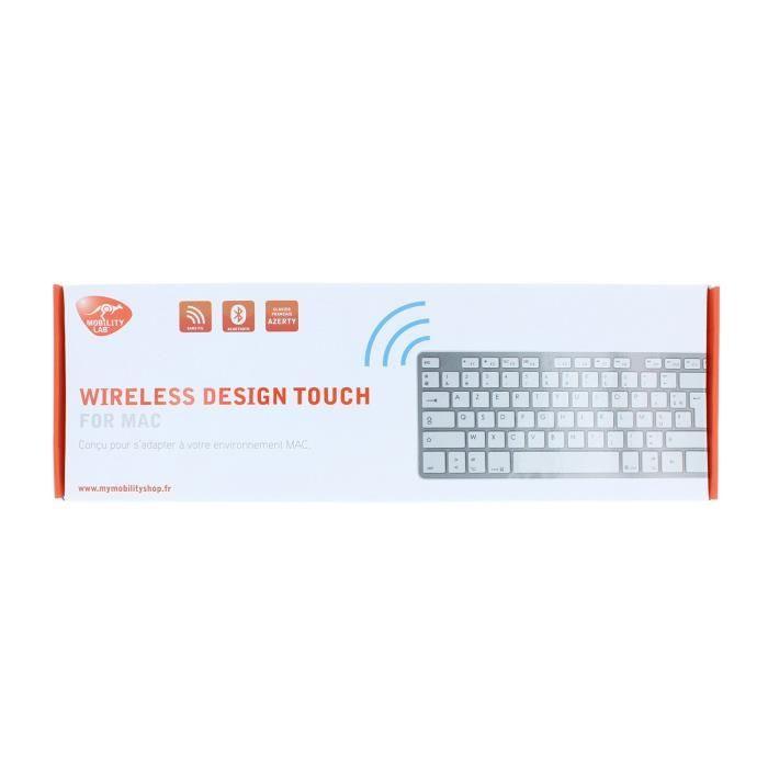 Mobility Lab Clavier Design Touch Bluetooth pour Mac - AZERTY - Paloma Tech