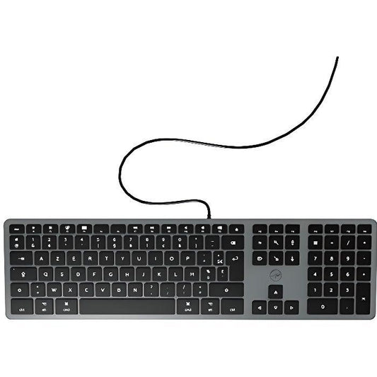 MOBILITY LAB Clavier DesignTouch filaire pour MAC Gris Sidéral - AZERTY - Paloma Tech