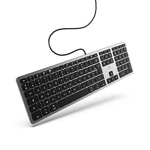 MOBILITY LAB Clavier DesignTouch filaire pour MAC Gris Sidéral - AZERTY - Paloma Tech