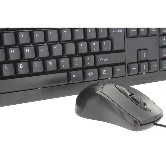 MOBILITY LAB COMBO : Clavier et souris - Noir - Paloma Tech