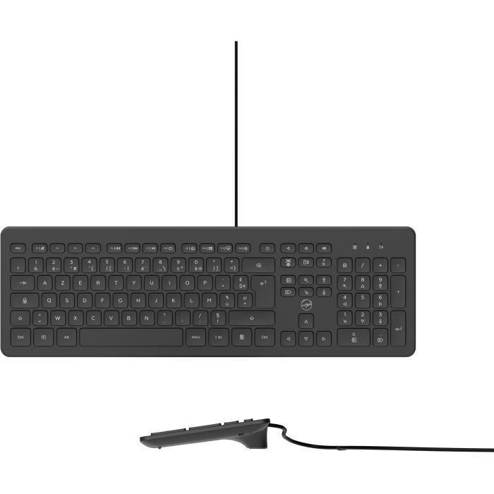 MOBILITY LAB ML304250 - Clavier PC Business Filaire avec 2 hub USB intégré - Noir - Paloma Tech