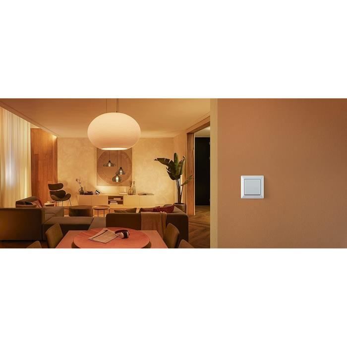 Module d’interrupteur mural Philips Hue - Blanc - Compatible Alexa Google Assistant et Apple Homekit