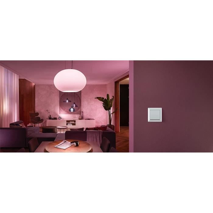 Module d’interrupteur mural Philips Hue - Blanc - Compatible Alexa Google Assistant et Apple Homekit