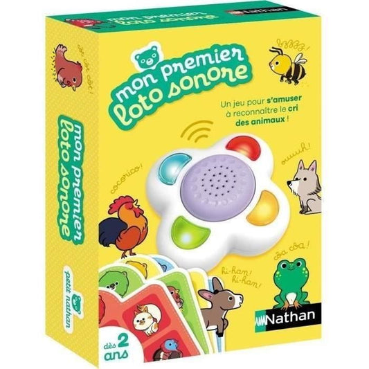 MON PREMIER LOTO SONORE - Jeu éducatif - NATHAN - Identifiez les sons d’animaux!