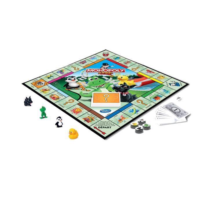 MONOPOLY Junior - Jeu de société pour enfants - Jeu de plateau - Version francaise