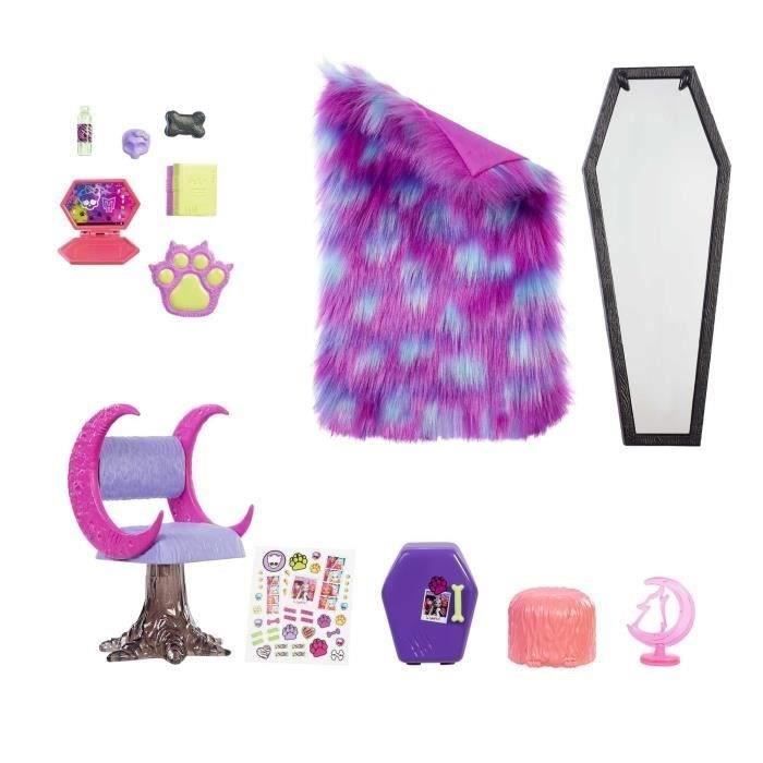 Monster High-Chambre de Clawdeen Wolf-Coffret HHK64