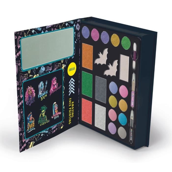 Monster High Coffret Maquillage - Clementoni - Palette contentant des poudres fards crayons