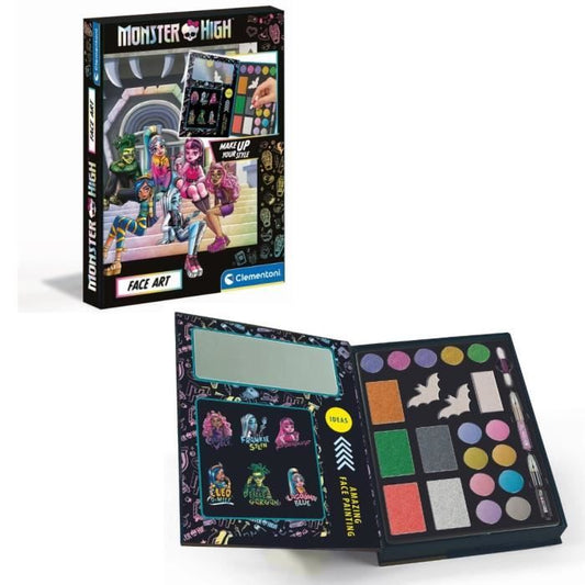 Monster High Coffret Maquillage - Clementoni - Palette contentant des poudres fards crayons