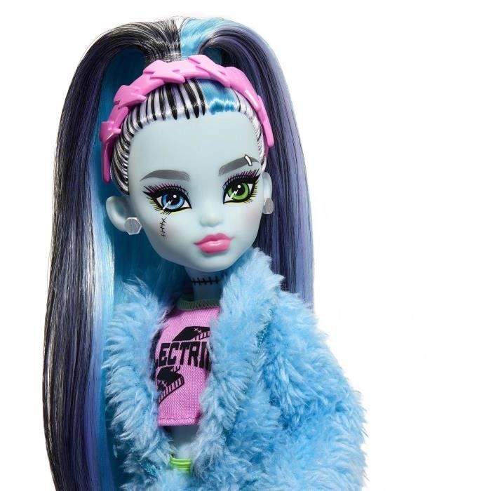 Monster High-Coffret Soirée Pyjama Frankie Stein-poupée et accessoires HKY68