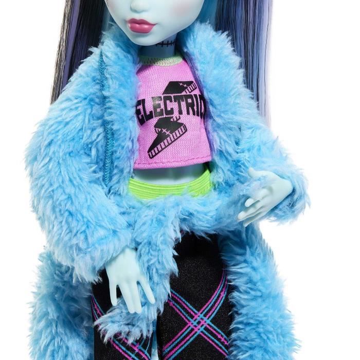 Monster High-Coffret Soirée Pyjama Frankie Stein-poupée et accessoires HKY68