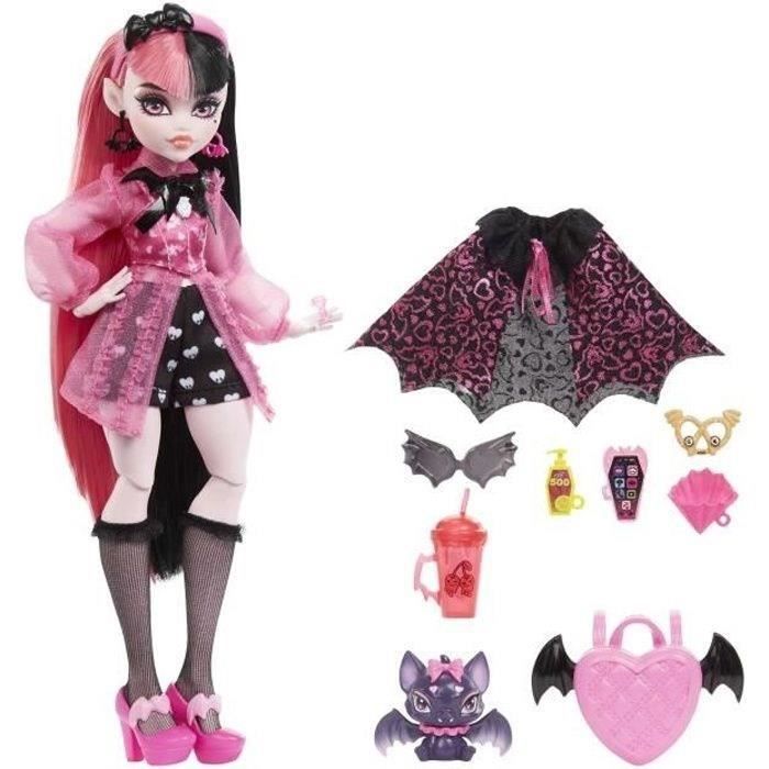 Monster High-Draculaura-Poupée avec chauve-souris de compagnie HHK51