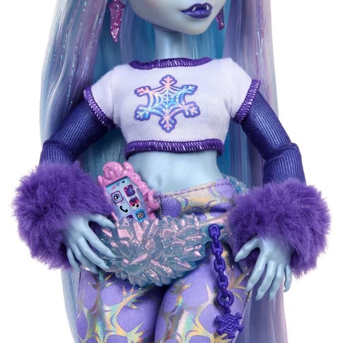 Monster High-Poupée Abbey Bominable-Poupée mode Yéti et accessoires HNF64